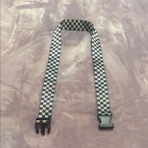 Checkered Black and White Belt